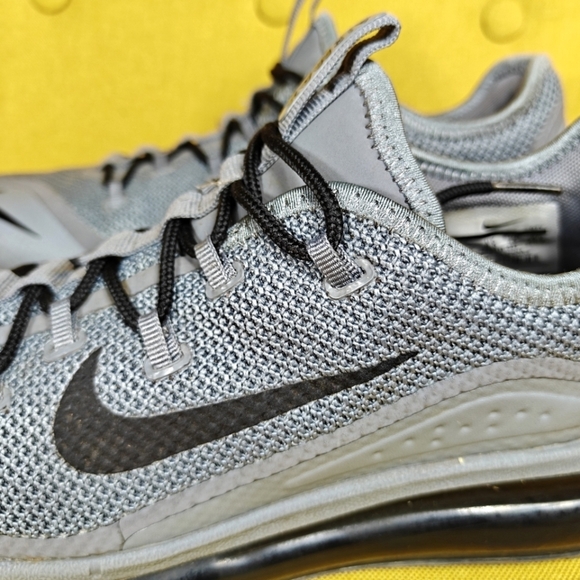 Nike Air Max More Cool Grey Black Running Sneakers Men\'s Shoes Size 9.5 main image 7